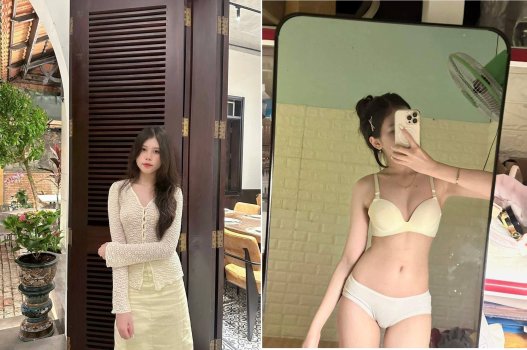 Video nóng nữ sinh mũm mĩm khoe thân hình cuốn hút