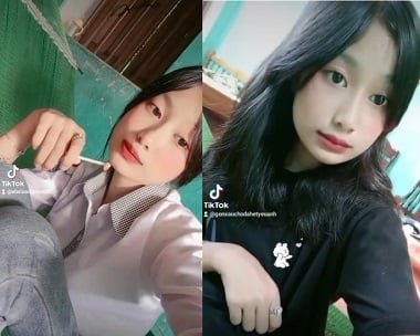 Nữ sinh gầy còm nhưng phê quá