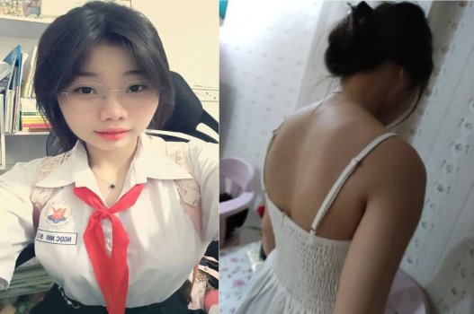 Học sinh show bướm cho bạn xem